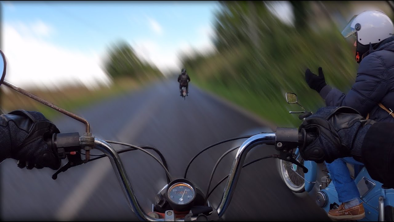 Motobécane 51 Super POV - Déposé par une bleu 🛵 et un vélo 🚲 ‼️ 😱🌧️