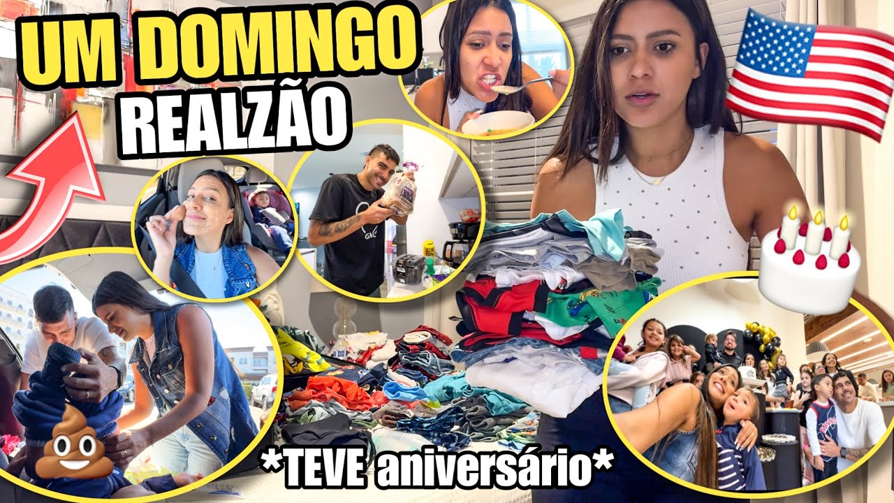 UM DOMINGO REALZÃO  *TEVE ANIVERSÁRIO NO EUA* 🇺🇸😱🥳🎂 