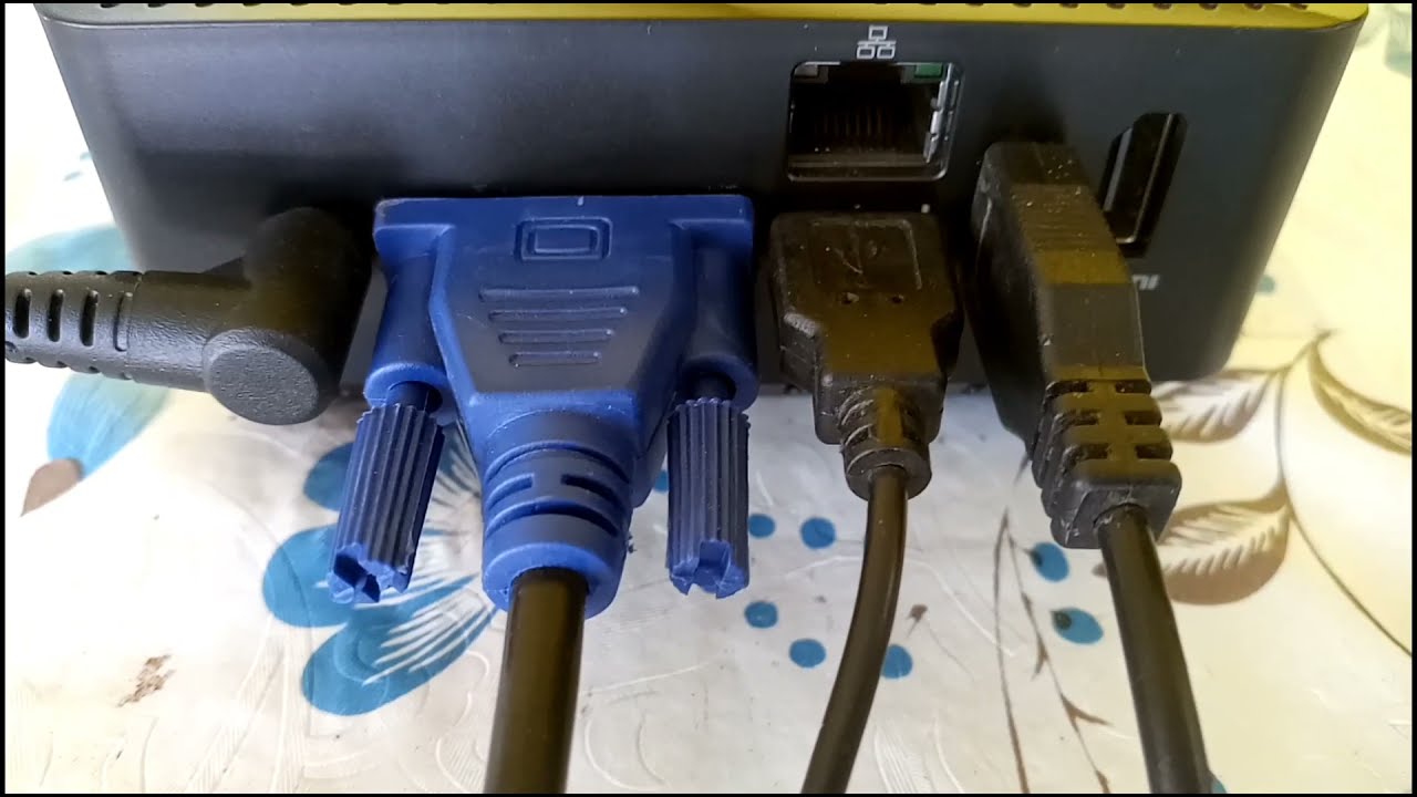 Cara memasang kabel Komputer ke monitor, Mini PC #ansarstudy