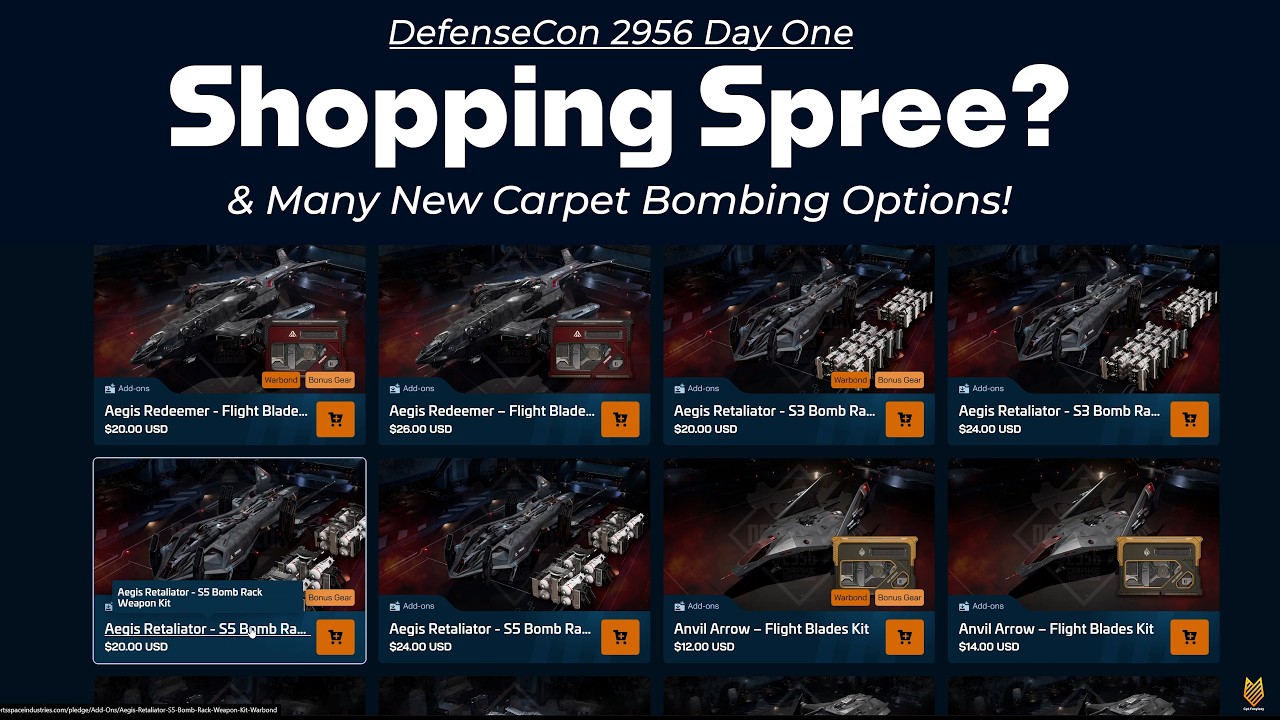 DefenseCon 2926 Day One: Shopping Spree & Carpet Bombing Options Are On The Table