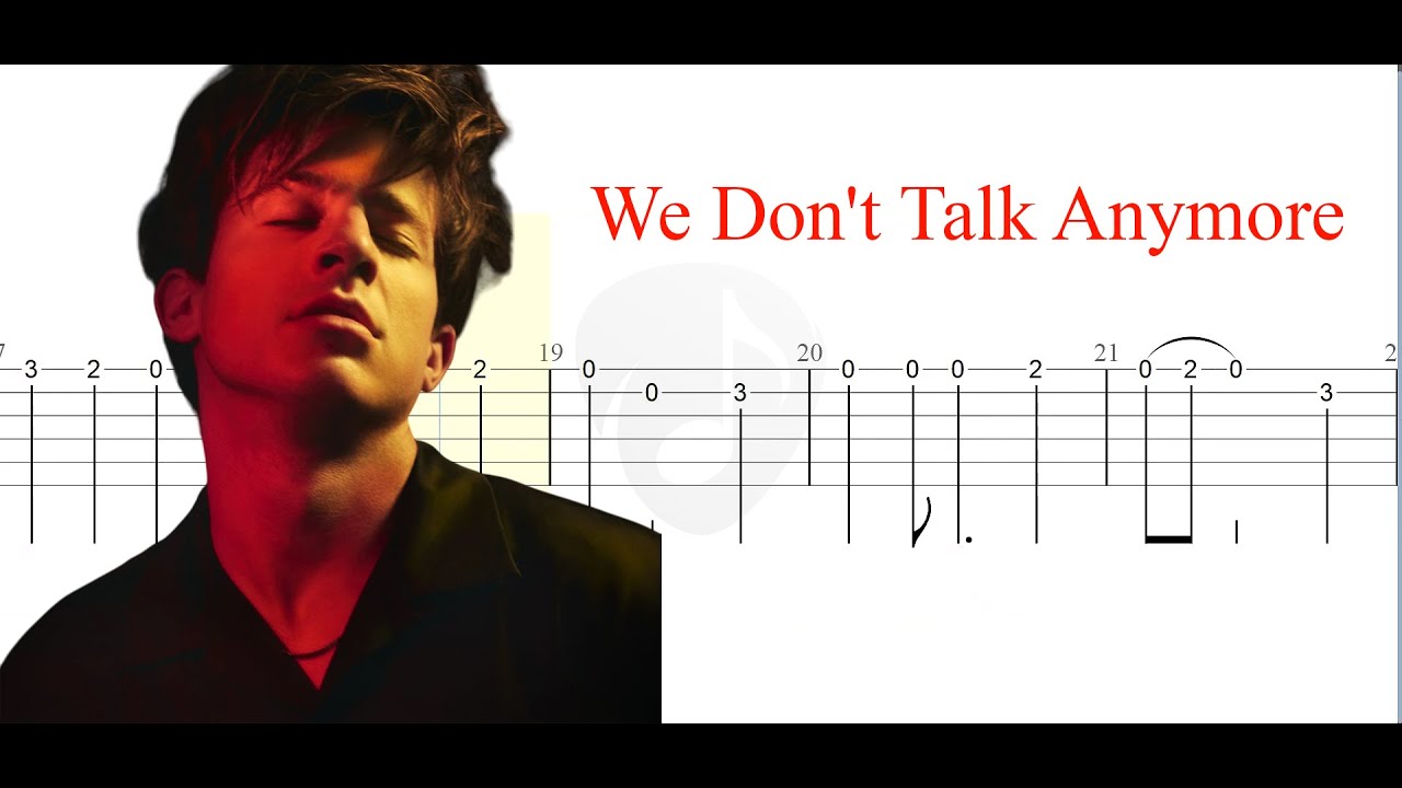 We Don't Talk Anymore | Simple Lead Guitar | Easy Solo + TAB