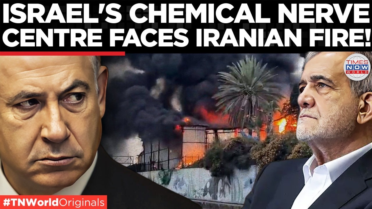 CHEMICAL HUB STRIKE: Iran Missile Triggers Toxic Alert Near Beersheba, Israel On Edge! | US-Iran War