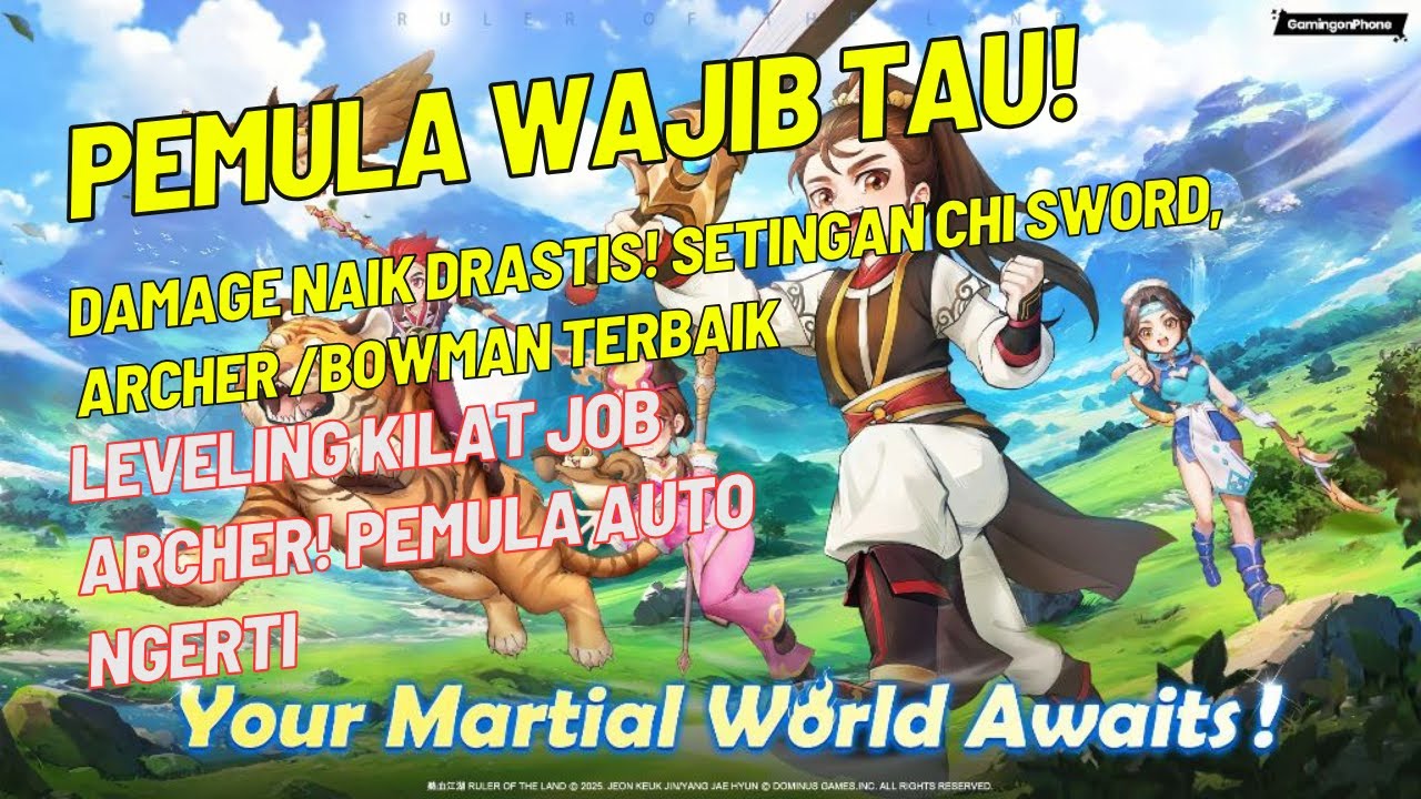 🔥 CARA CEPAT NAIK LEVEL BOWMAN! BUILD ARCHER PALING EFISIEN | RULER OF THE LAND MOBILE