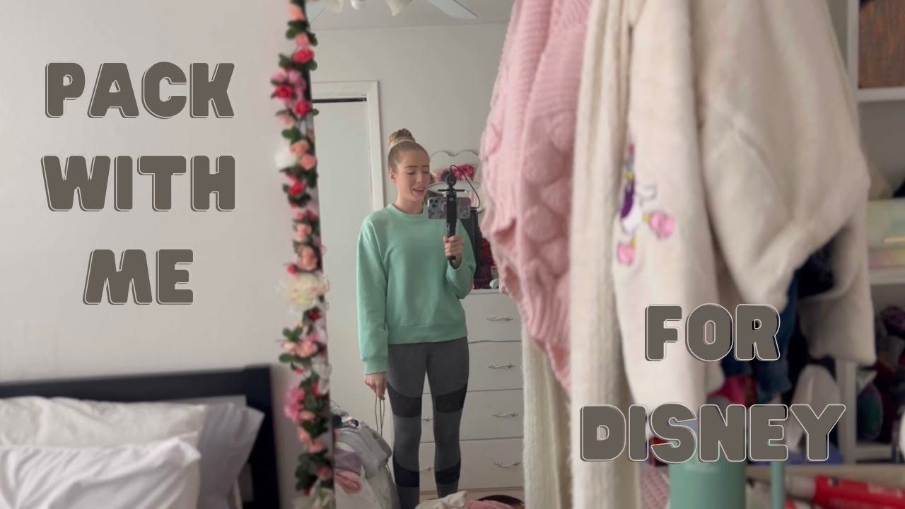 Pack For Disney World With Me! Showing Disney Bound Outfits