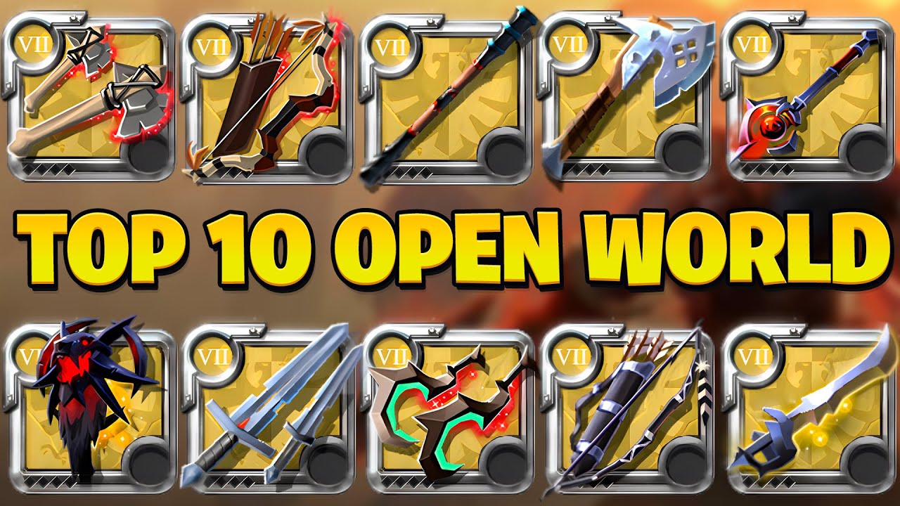 Top 10 Best Solo Builds Open World in Albion Online 2025
