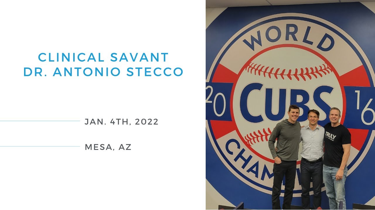 Clinical Savant Series: Dr. Antonio Stecco, Fascial Manipulation
