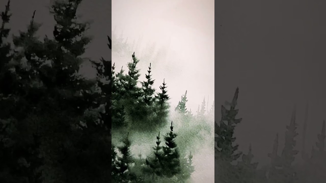 Magical and dreamy watercolor art 