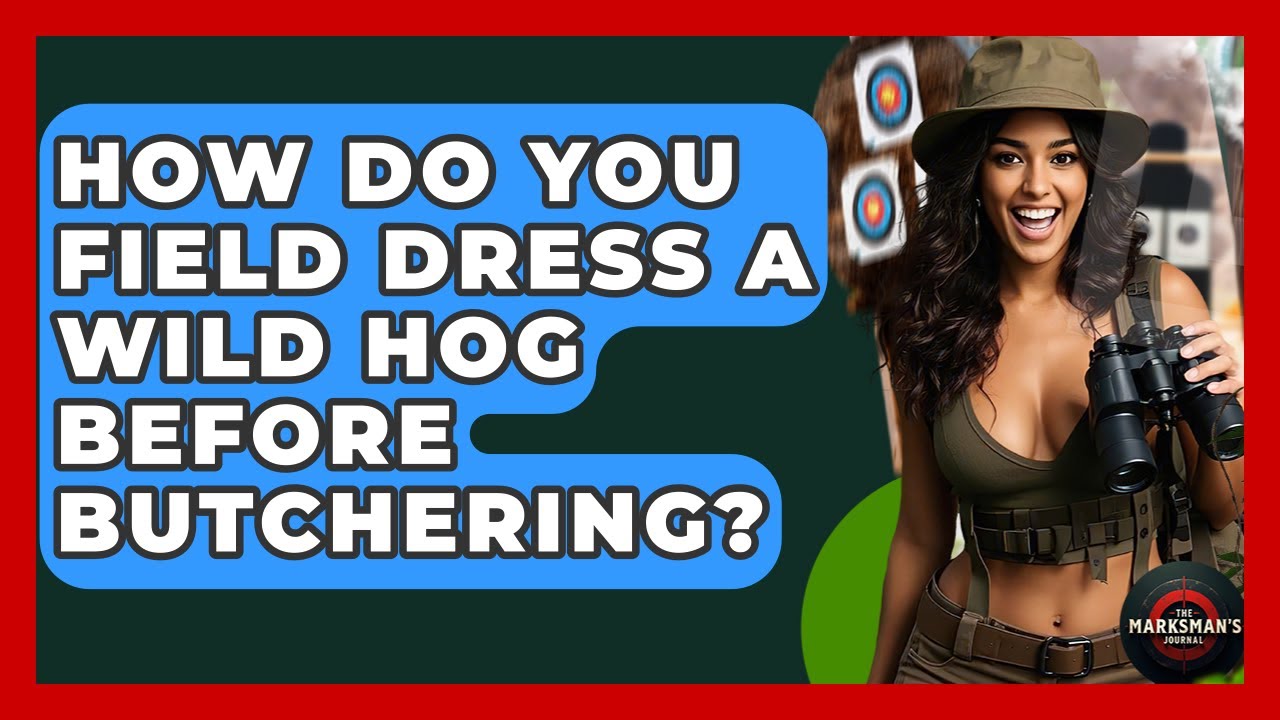 How Do You Field Dress A Wild Hog Before Butchering? - The Marksman's Journal