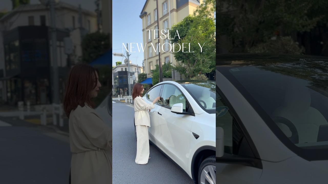 テスラ買ったよ🚗新型モデルY！