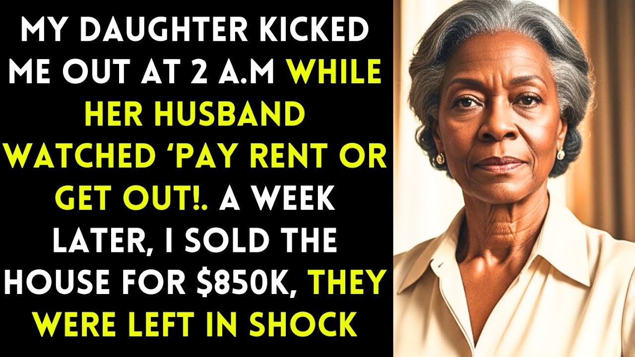 My Daughter Threw Me Out At 2 A.M 'Pay Rent or Get Out