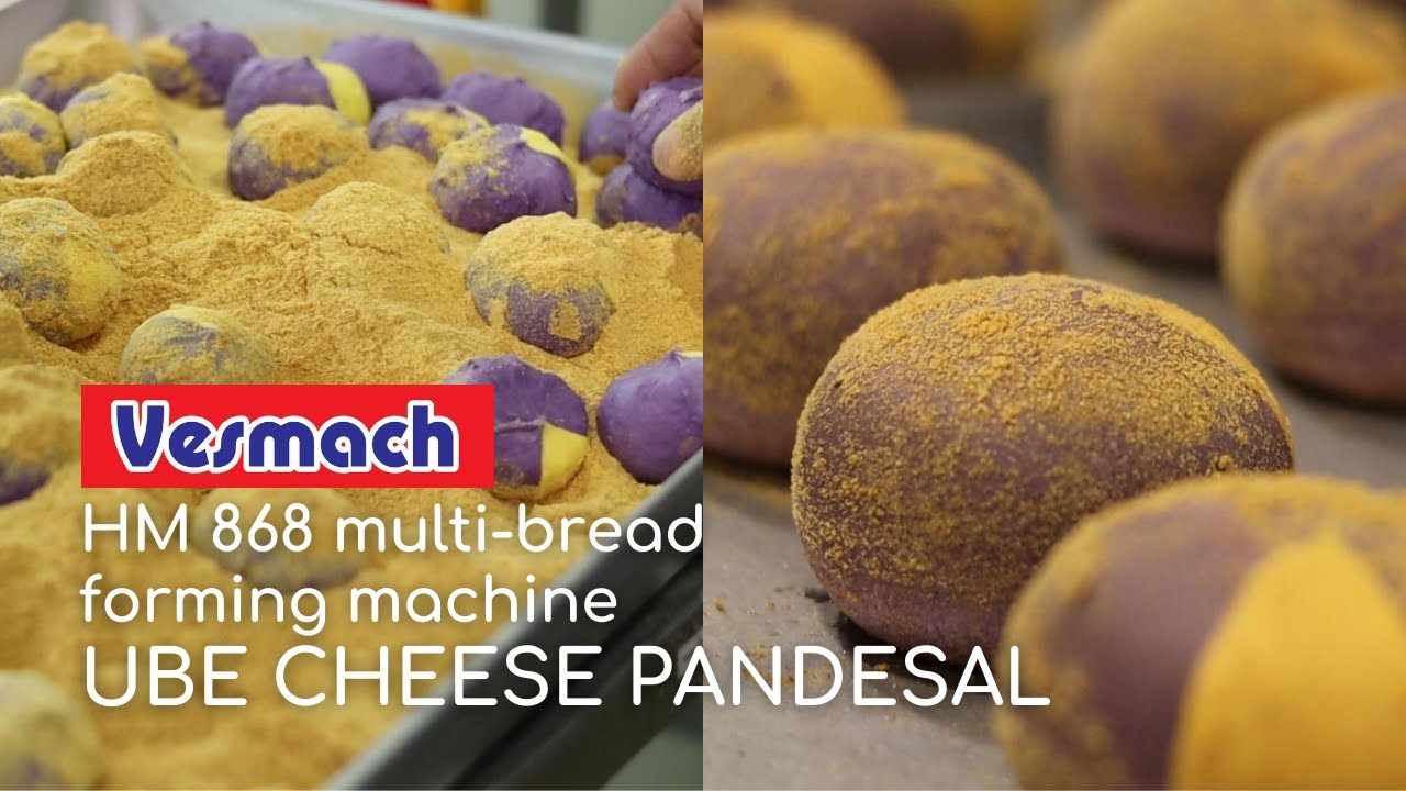 Vesmach Multi-Bread Forming Machine - Ube Cheese Pandesal