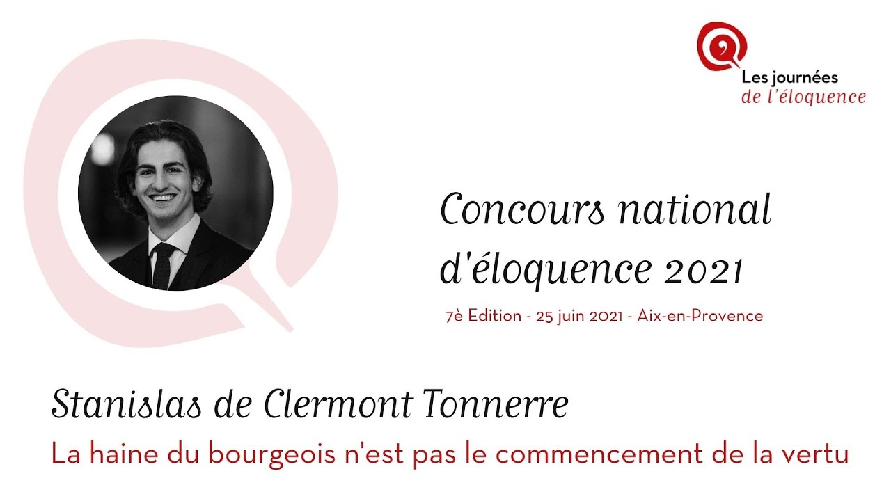 Concours national d'éloquence : Discours #6 - Stanislas de Clermont Tonnerre