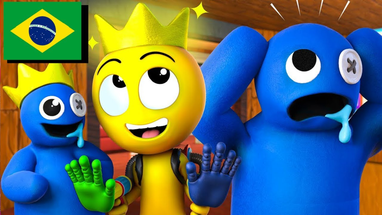 RAINBOW FRIENDS mas o BLUE tem um BEBÊ!? Roblox Rainbow Friends Animação\\DUBLADORES//