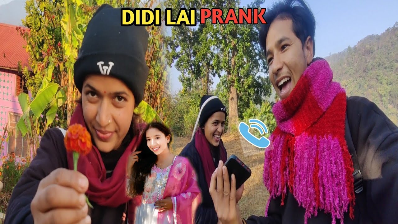 Didi Ghar Jada Didi Lai Call Prank || Sita Ko Ladera Karanga Bhachiyo😅 || Didi Ko Sato Gayo😱 ||