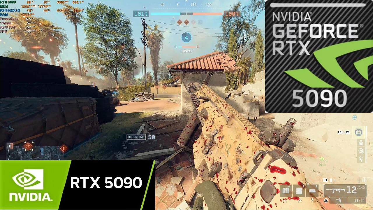 Battlefield 6 : RTX Astral 5090 32GB + AMD Ryzen 9 9950X3D ( 4K OVERKILL Settings DLSS ON )