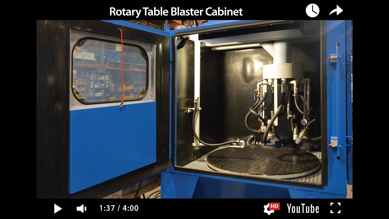 M4848 Rotary Table Blaster Cabinet