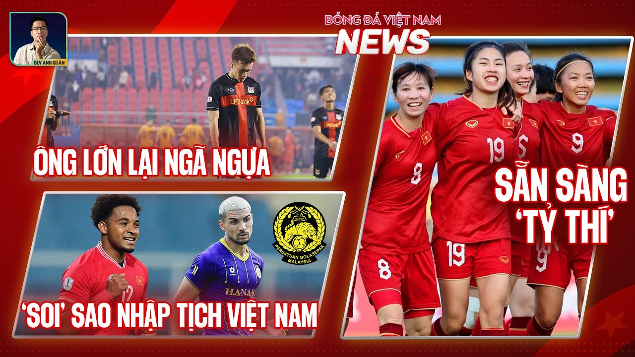 TIN NÓNG BÓNG ĐÁ VIỆT 8/2: NINH BÌNH LẠI ‘NGÃ NGỰA’, MALAYSIA ‘SOI’ KỸ 5 SAO NHẬP TỊCH CỦA VIỆT NAM