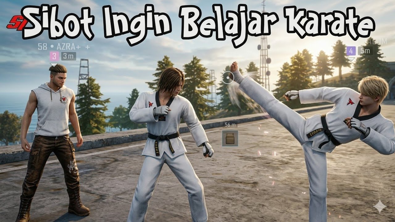 Si Bot Ingin Belajar Karate | FILM PENDEK FREE FIRE INDONESIA