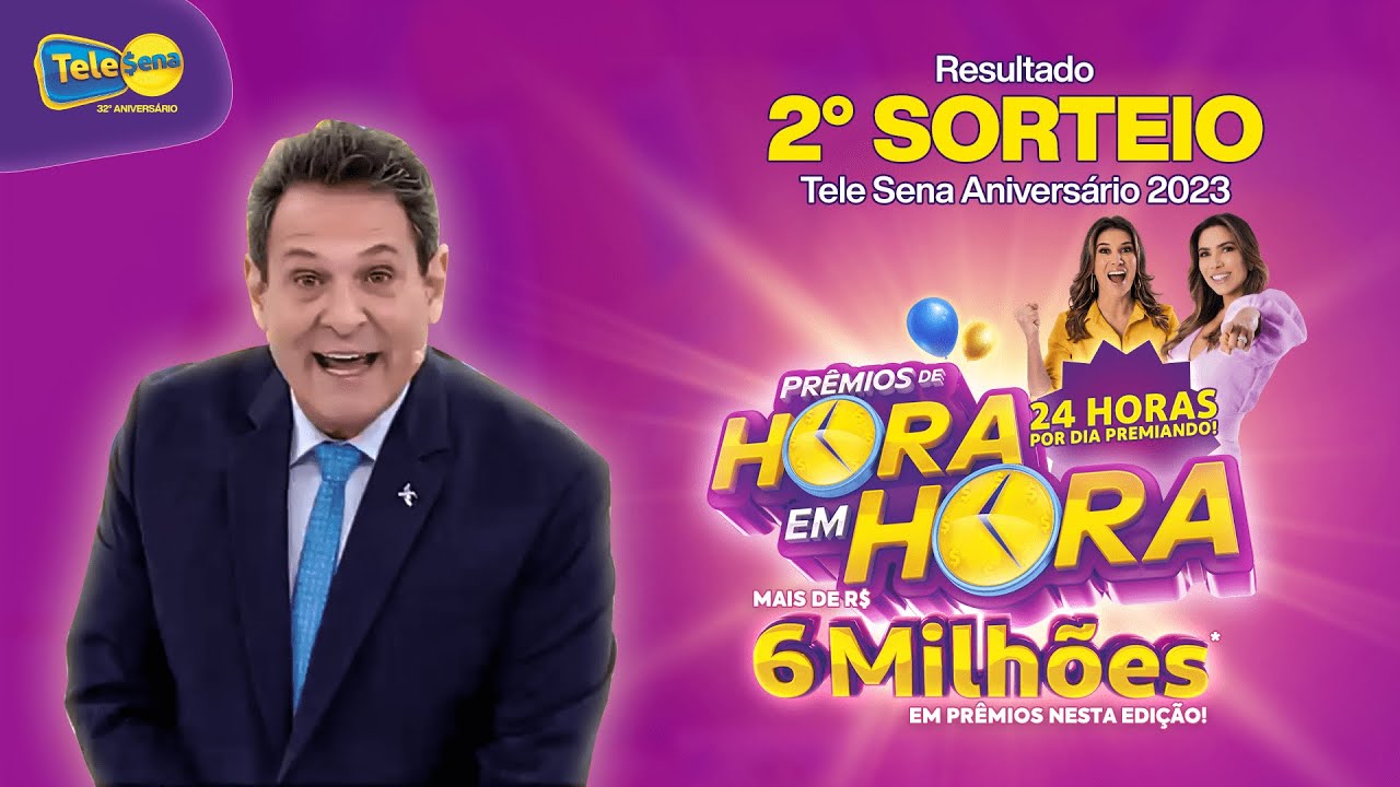 Confira o 2º Sorteio da Tele Sena de Aniversário 2023 (22/10/2023)