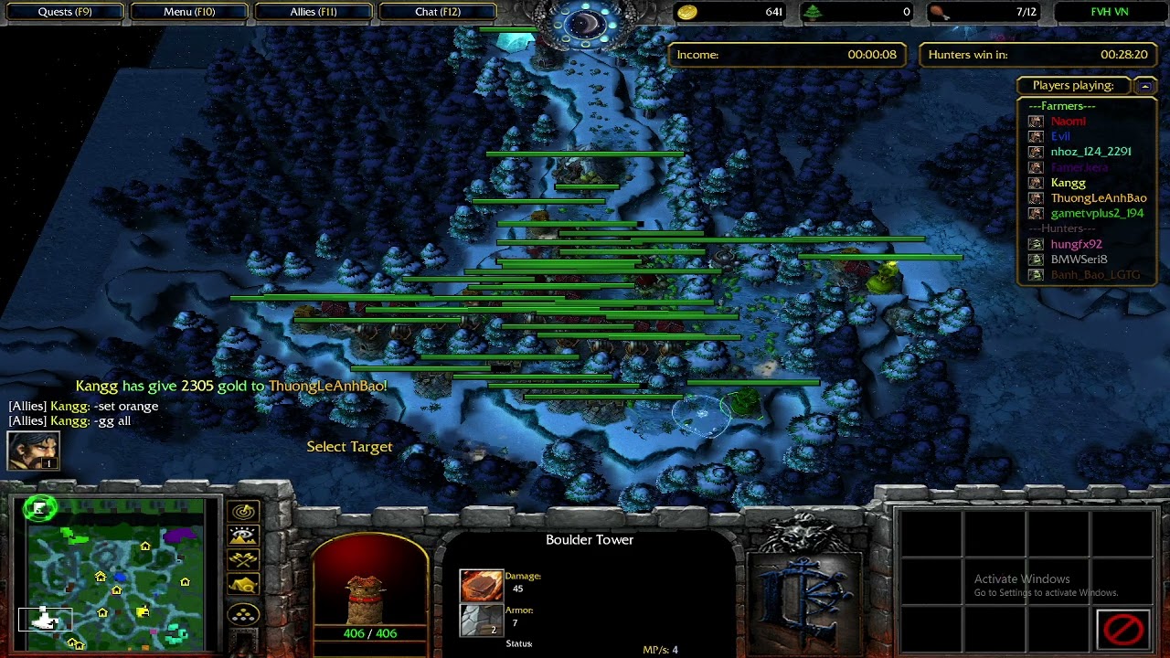 Warcraft 3 Farmer Vs Hunter #52