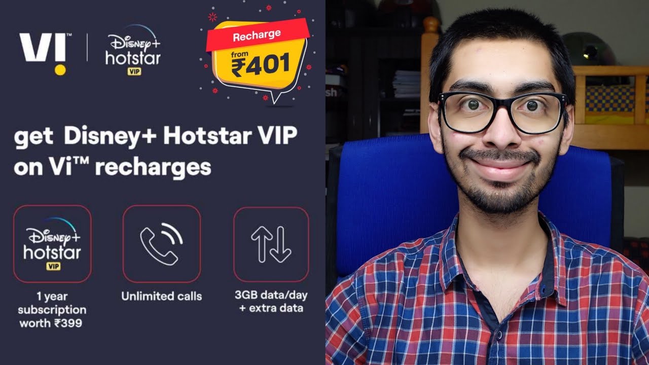 Vi New Plans FREE Disney+ Hotstar VIP Offer Subscription for Prepaid & Postpaid Launch Full Details