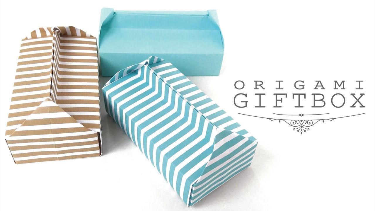 おりがみ簡単ギフトボックス🍰 Origami Easy Gift Box