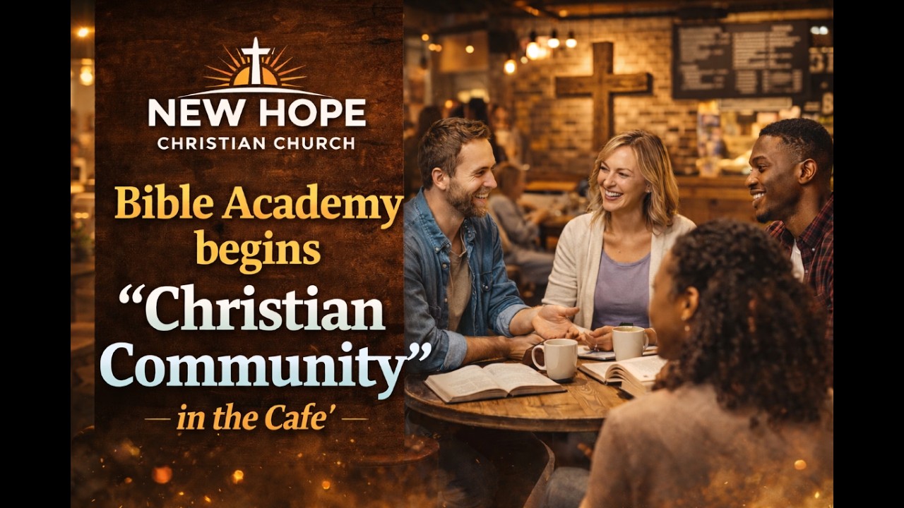 Christian Community in the Cafe Week 4