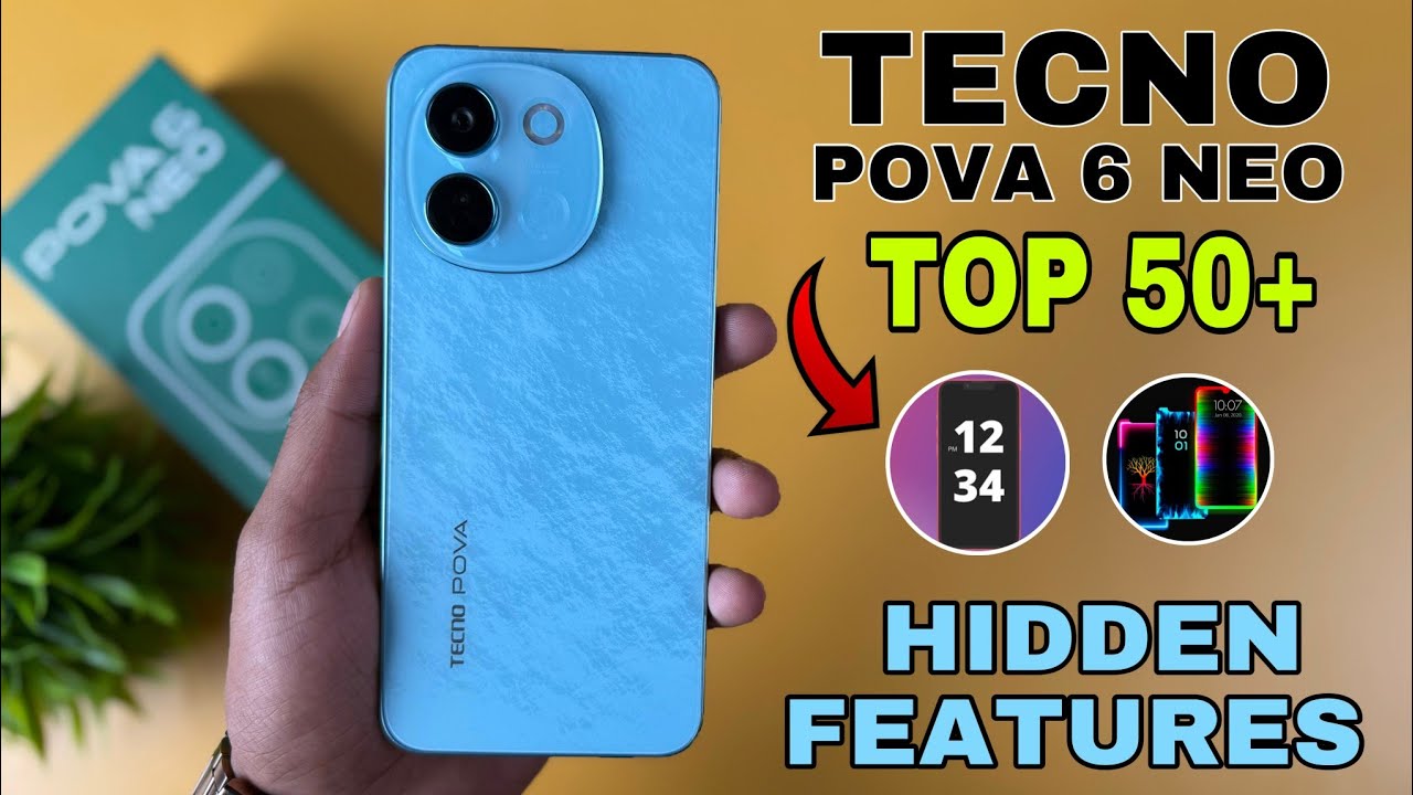 Tecno Pova 6 Neo 5G Top 50+ Hidden Features | Pova 6 Neo Tips & Tricks | Tecno Pova 6 Neo 5G