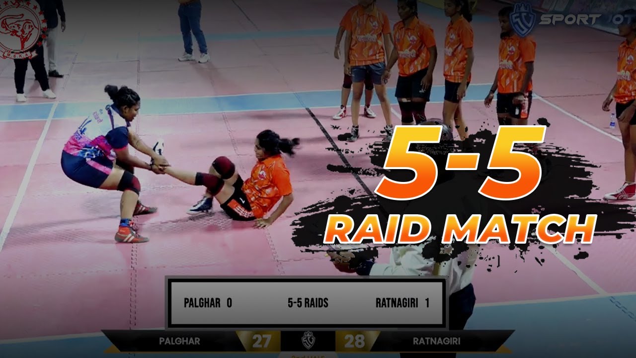 5-5 RAID + GOLDEN RAID TIE BREAKER | PALGHAR VS RATNAGIRI | SHIVSHAHI CHASHAK STATE KABADDI 2023