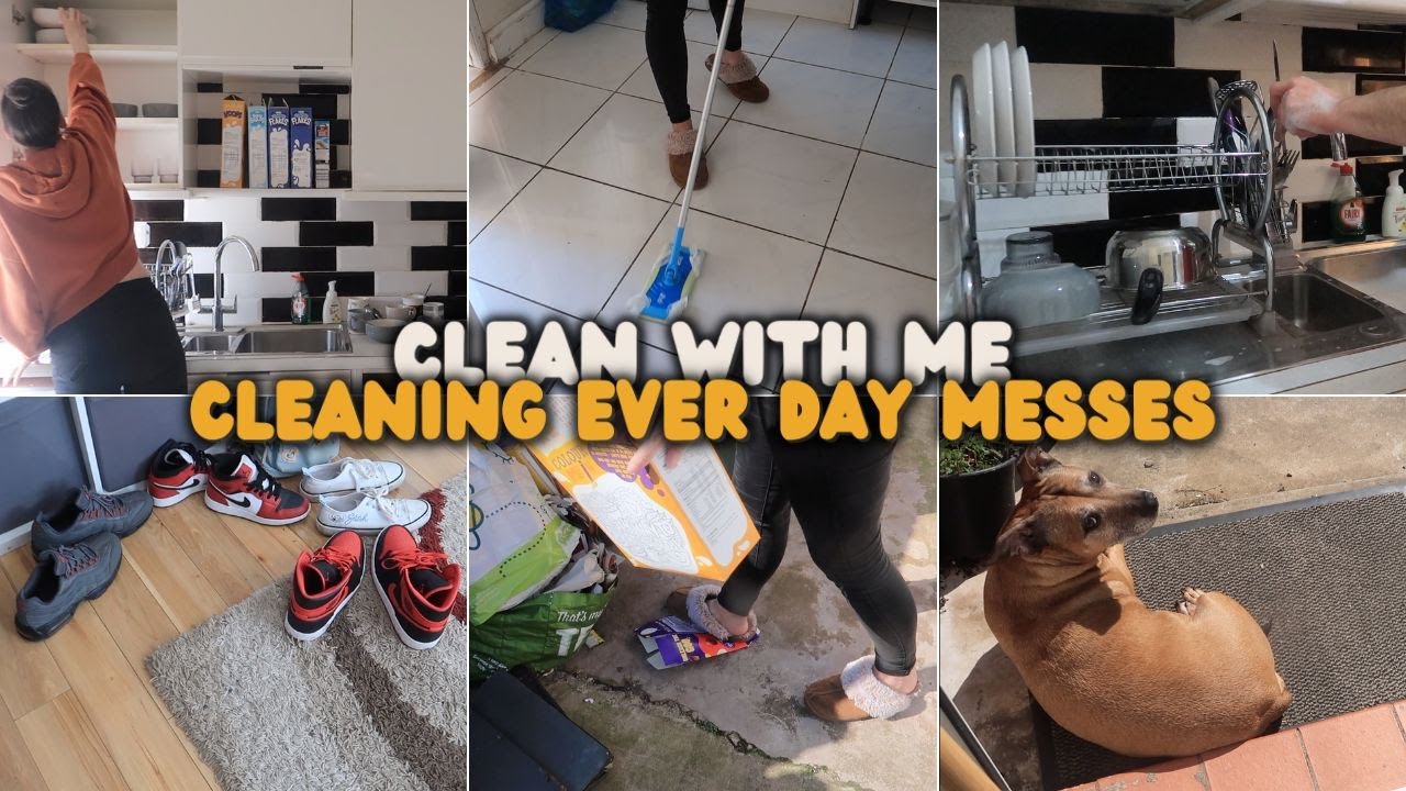 Clean With Me EVERYDAY MESSES | UK Cleaning Motivation | MyLifeAsAMum
