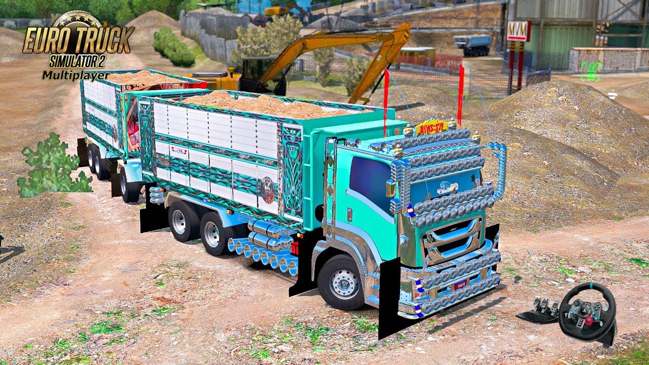 🔴 10ล้อพ่วง ลูกพระร่วง สวยมาก ISUZU EP.189 ETS 2 [Note Nueng]