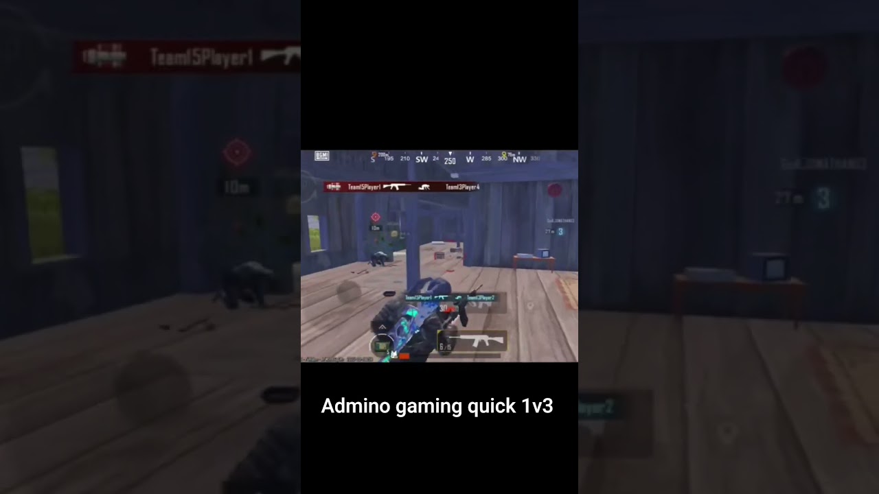 Admino gaming quick 1v3 😍                            #admino #adminogaming #bgmi #bgmihighlights