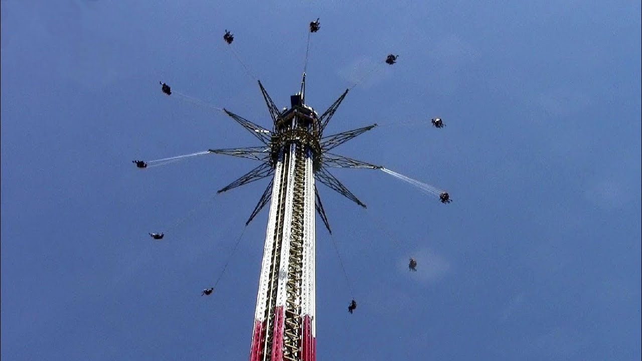 New England SkyScreamer off-ride HD Six Flags New England