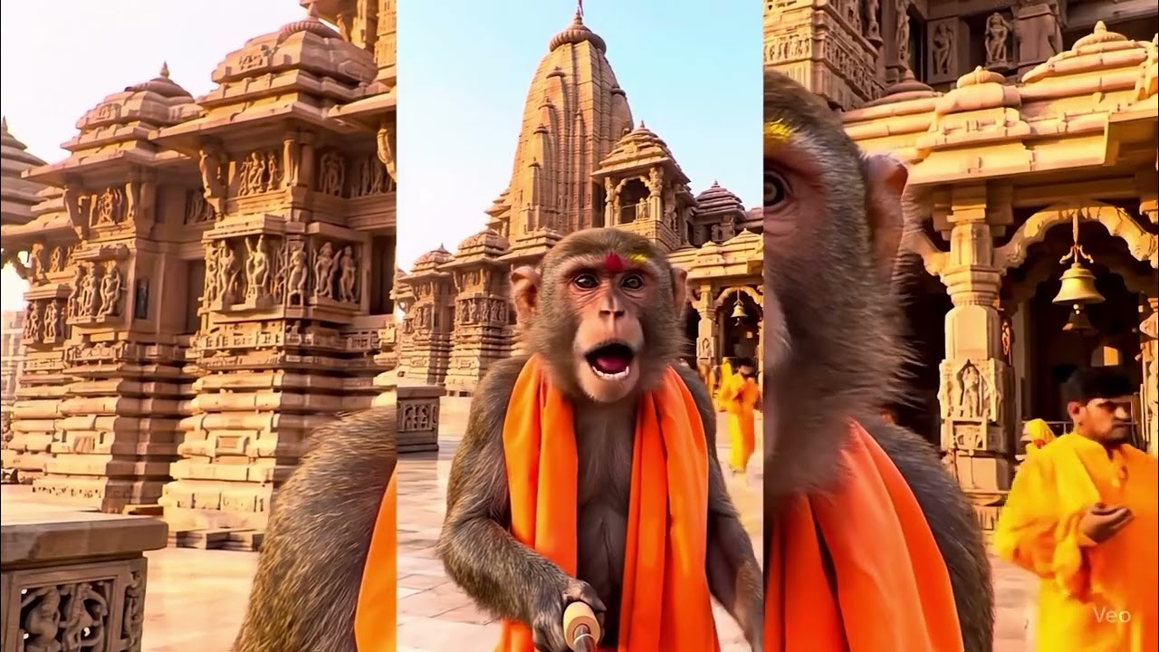 Monkeybhai On Ayodhya First Time 😊 Jay Shree Ram 🙏