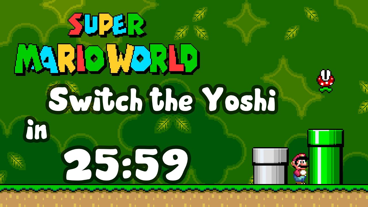 Super Mario World - Switch the Yoshi in 25:59