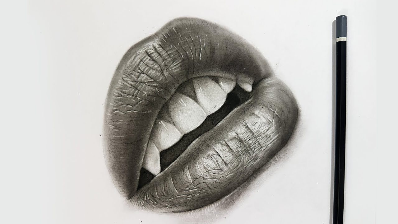 How to Draw Realistic Lips Step by Step
