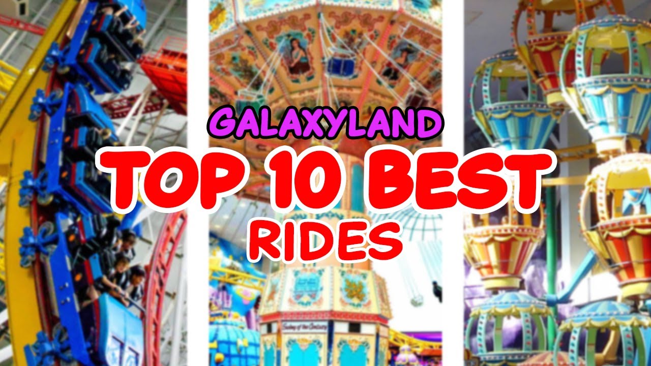 Top 10 rides at Galaxyland - West Edmonton Mall, Canada | 2022
