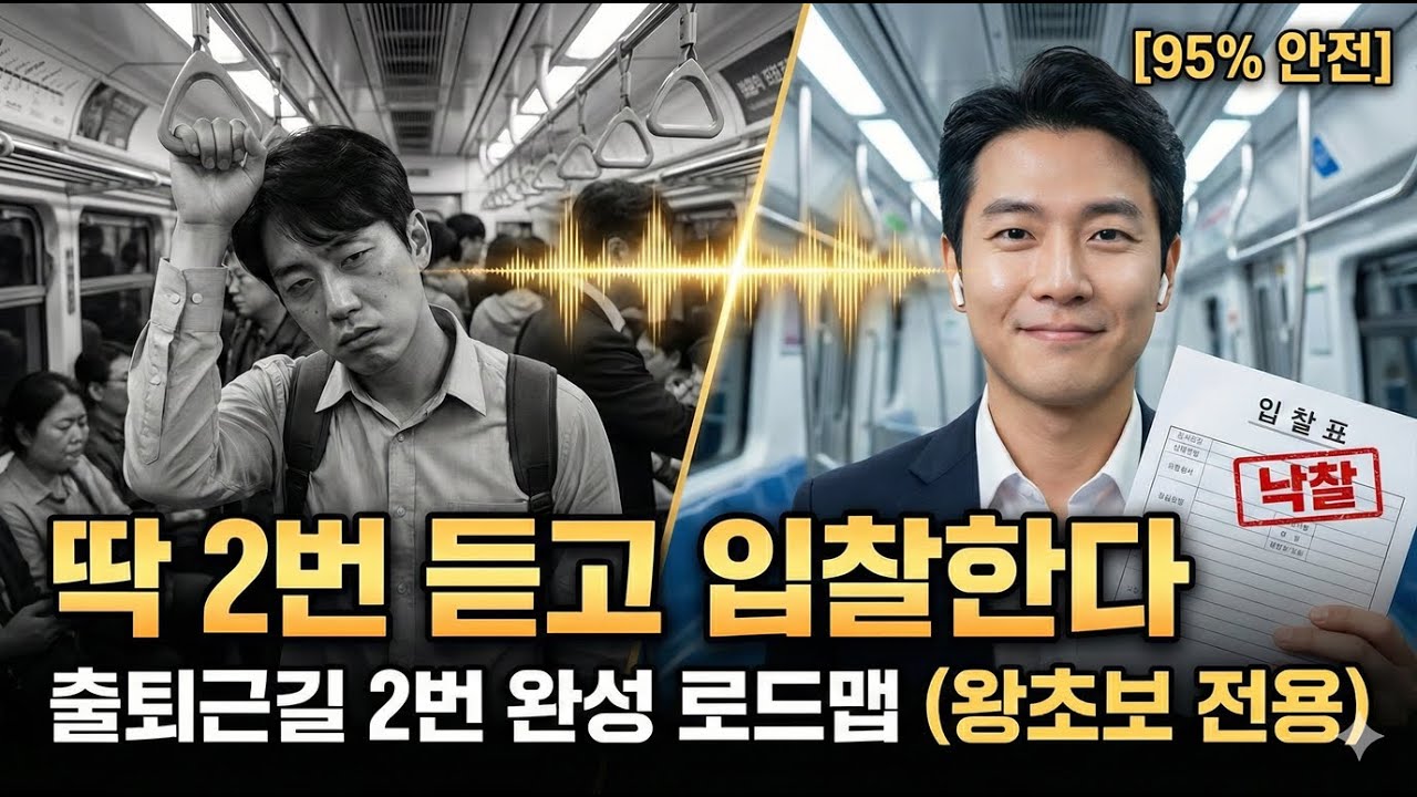 경매 공부, 책으로 하지 마세요. 출퇴근길 딱 '2번'만 들으면 귀가 뚫립니다.