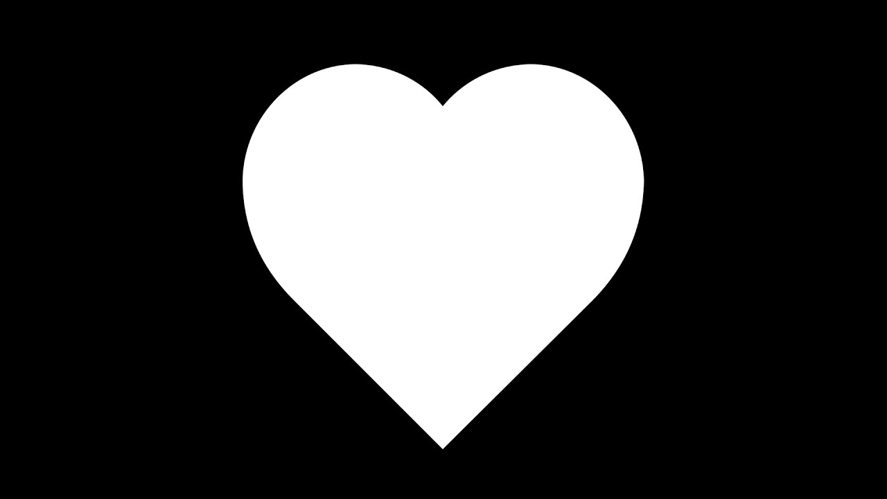 Wallpaper, White Night Light for Sleeping, Heart Lighting Background, Effect, No Music