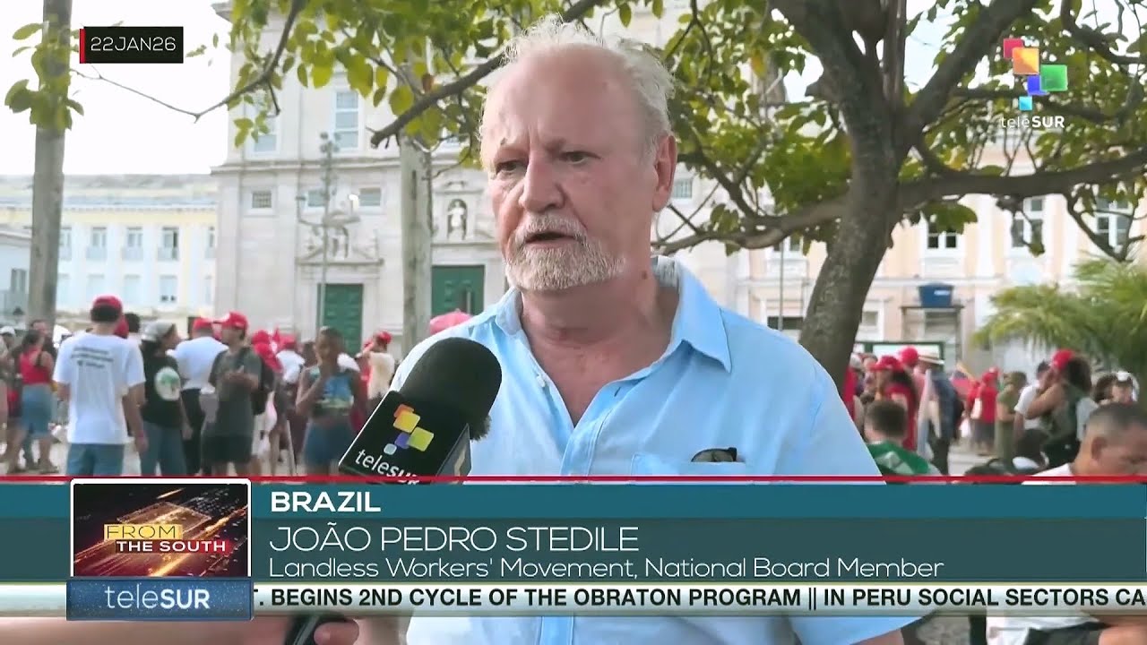 Leader of Landless Movement in Brazil expresses solidarity with Venezuela