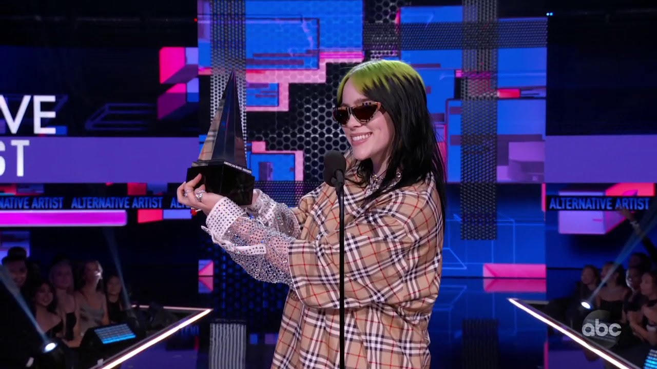 Billie Eilish Wins Favorite Artist - Alternative Rock at the 2019 AMAs - The American Music Awards