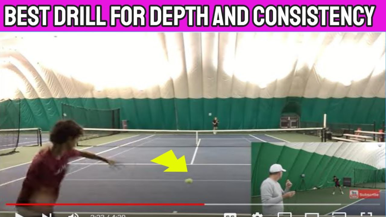Best Tennis Drill for Depth and Consistency