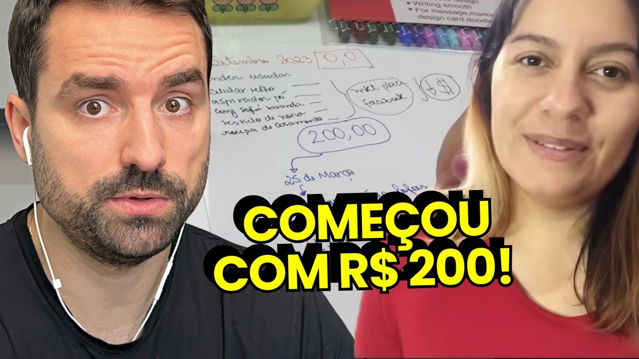 ELA COMEÇOU UMA LOJA COM APENAS 200 REAIS!