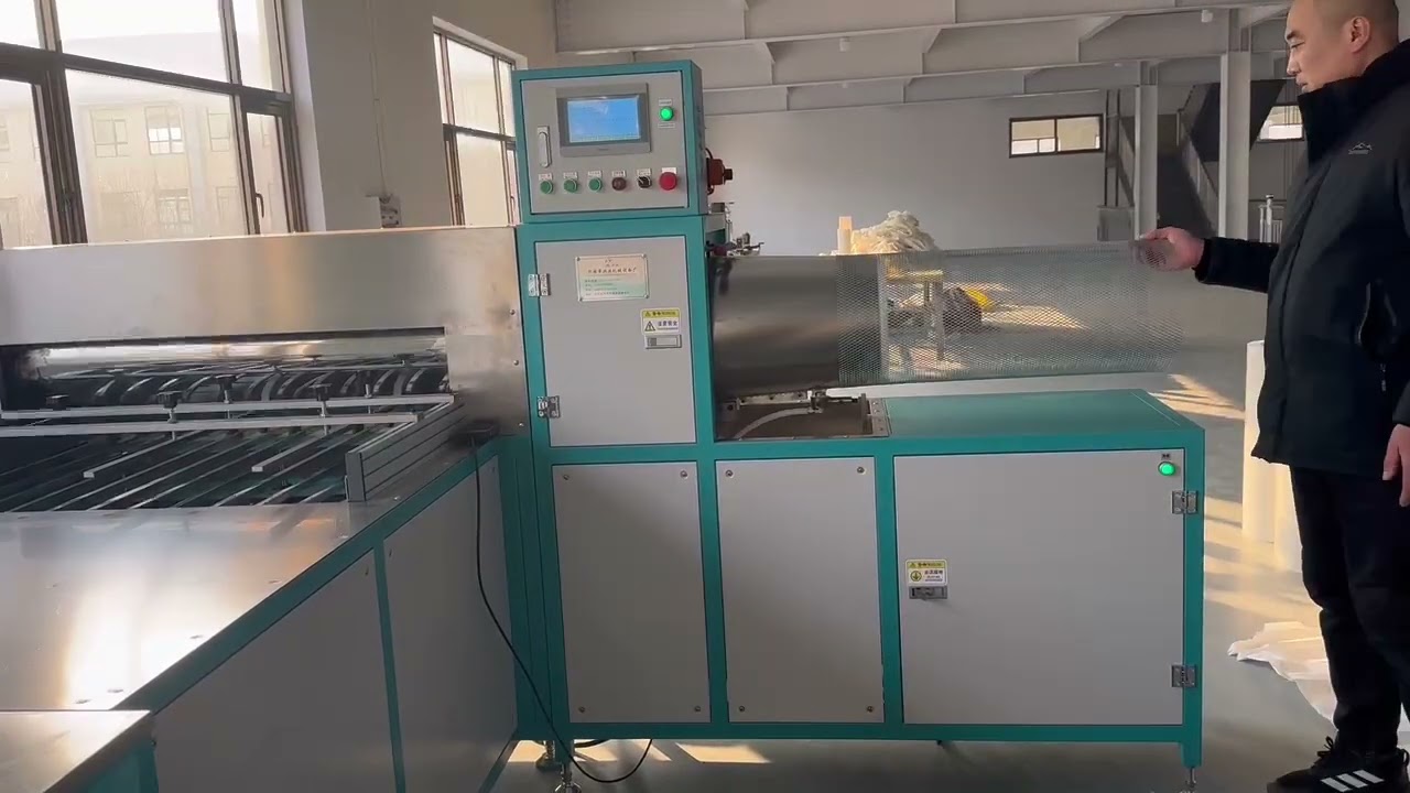 Automatic air filter paper filling machine JiuRui Brand#airfilter #automatic #filtermakingmachine