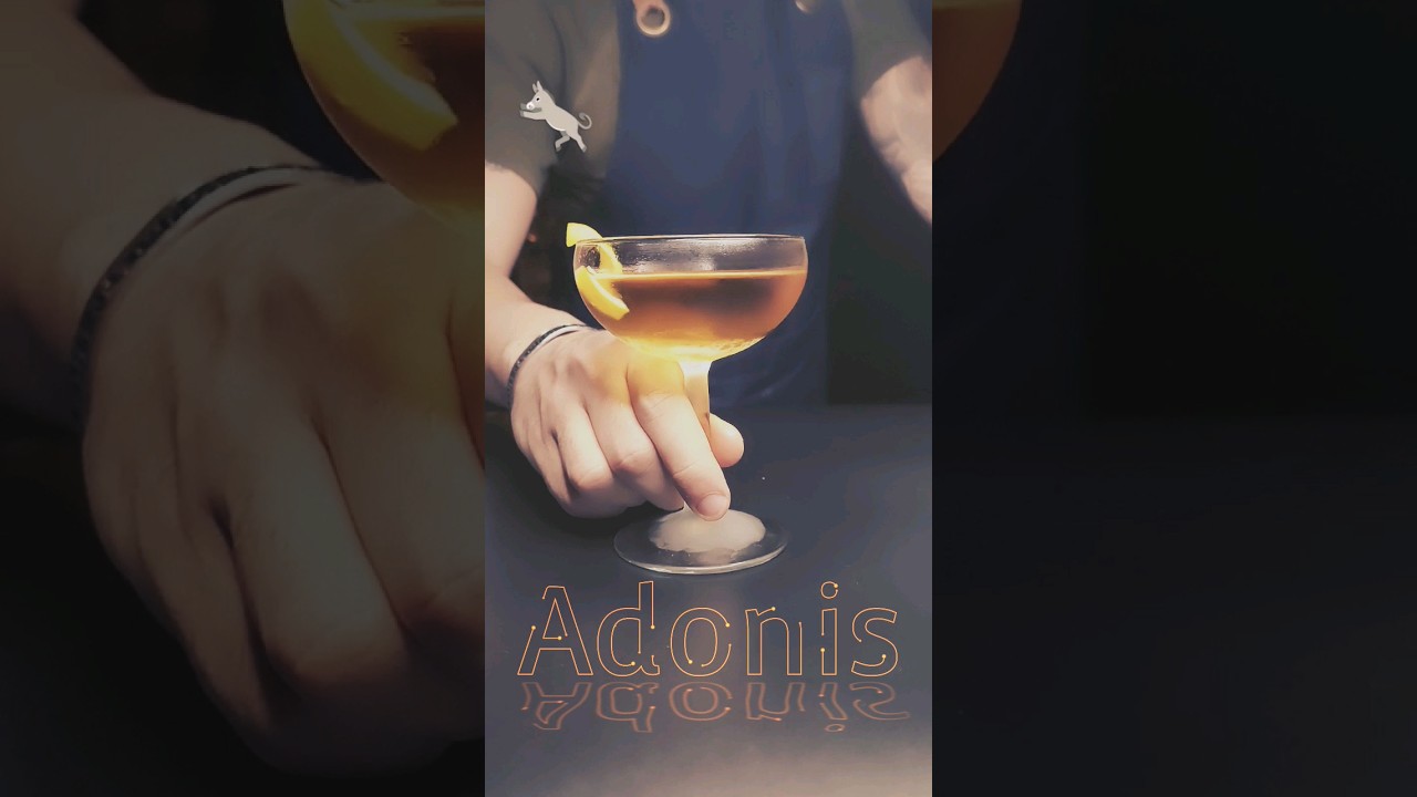 Old classic cocktail recipe just for few, the Adonis 🍸