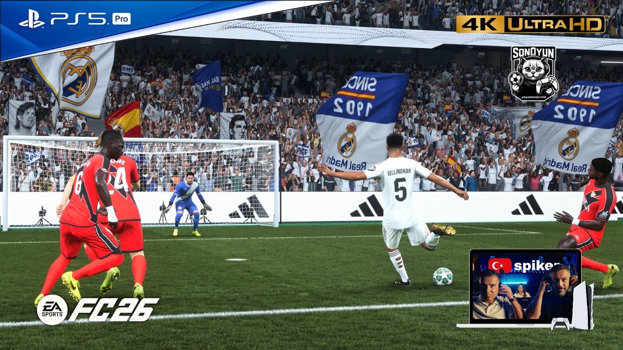 FC 26 - Real Madrid vs. Rayo Vallecano - La Liga 25/26 Full Match | PS5™ Pro [4K60]