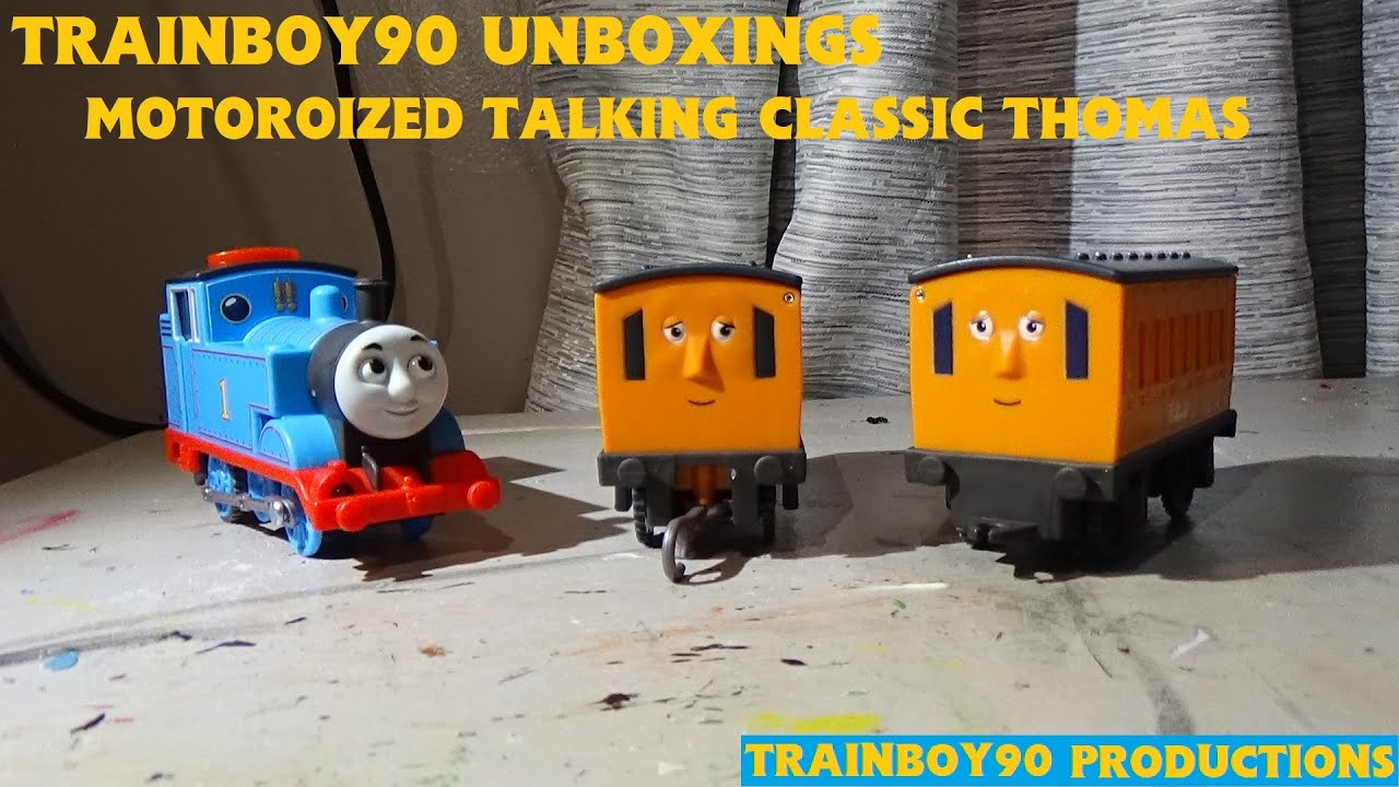 Trainboy90 Unboxings: Motorized Talking Classic Thomas