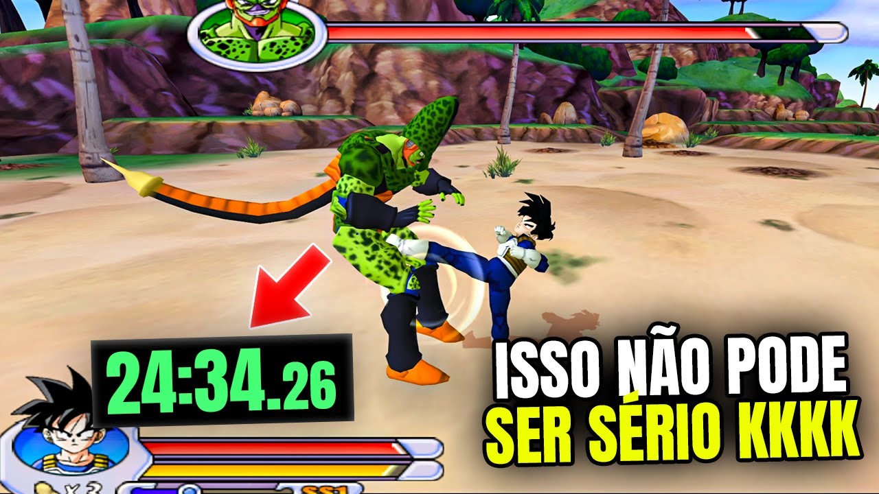 A SpeedRun Perfeita de DRAGON BALL Z: SAGAS é uma PALHAÇADA KKKKKKKkk