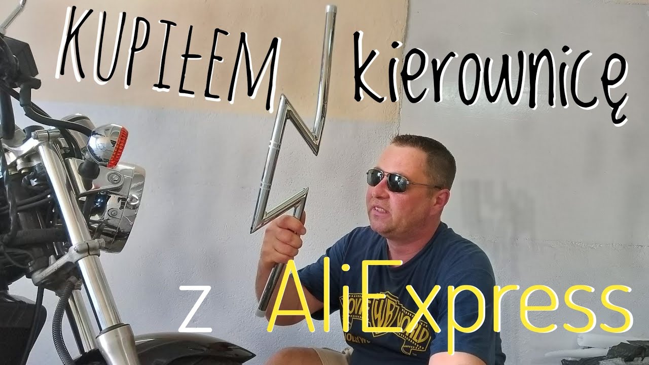 Kupiłem kierownicę z aliexpress do motocykla Kawasaki. (na zlot nie dojechałem )