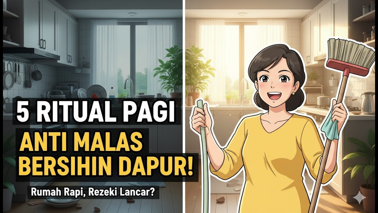 5 Ritual Pagi Ibu Rumah Tangga Anti Malas Bersihin Dapur, Rumah Rapi Bersih Nyaman